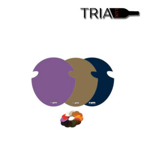 niGota Drop Stop wine pourer foil disc rolled up and inserted in bottle neck for drip-free pour