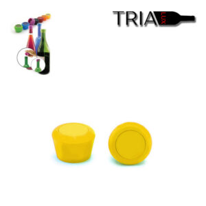 Silicon Wine Stopper Yellow