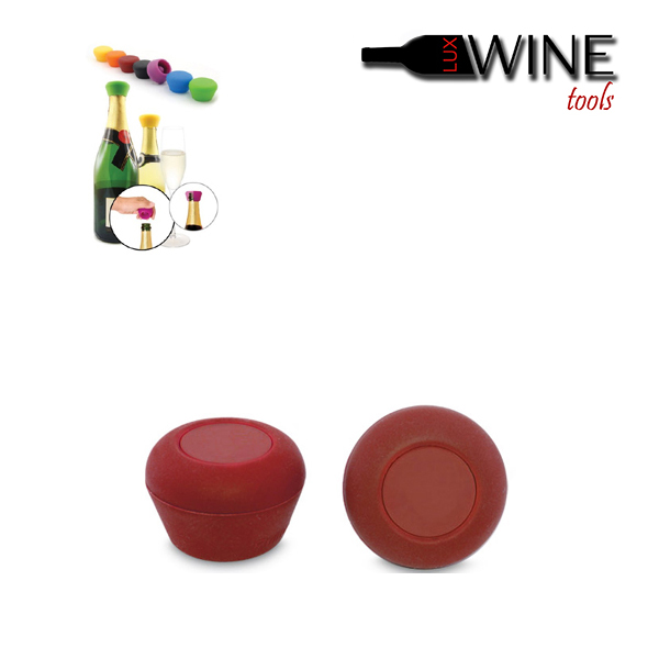 Silicon Champagne Cap - Burgundy