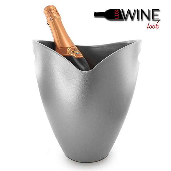 Pulltex Ice Bucket acrylic wine and champagne cooler with side handles