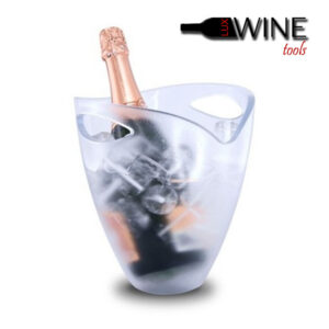 Pulltex Ice Bucket acrylic wine and champagne cooler with side handles
